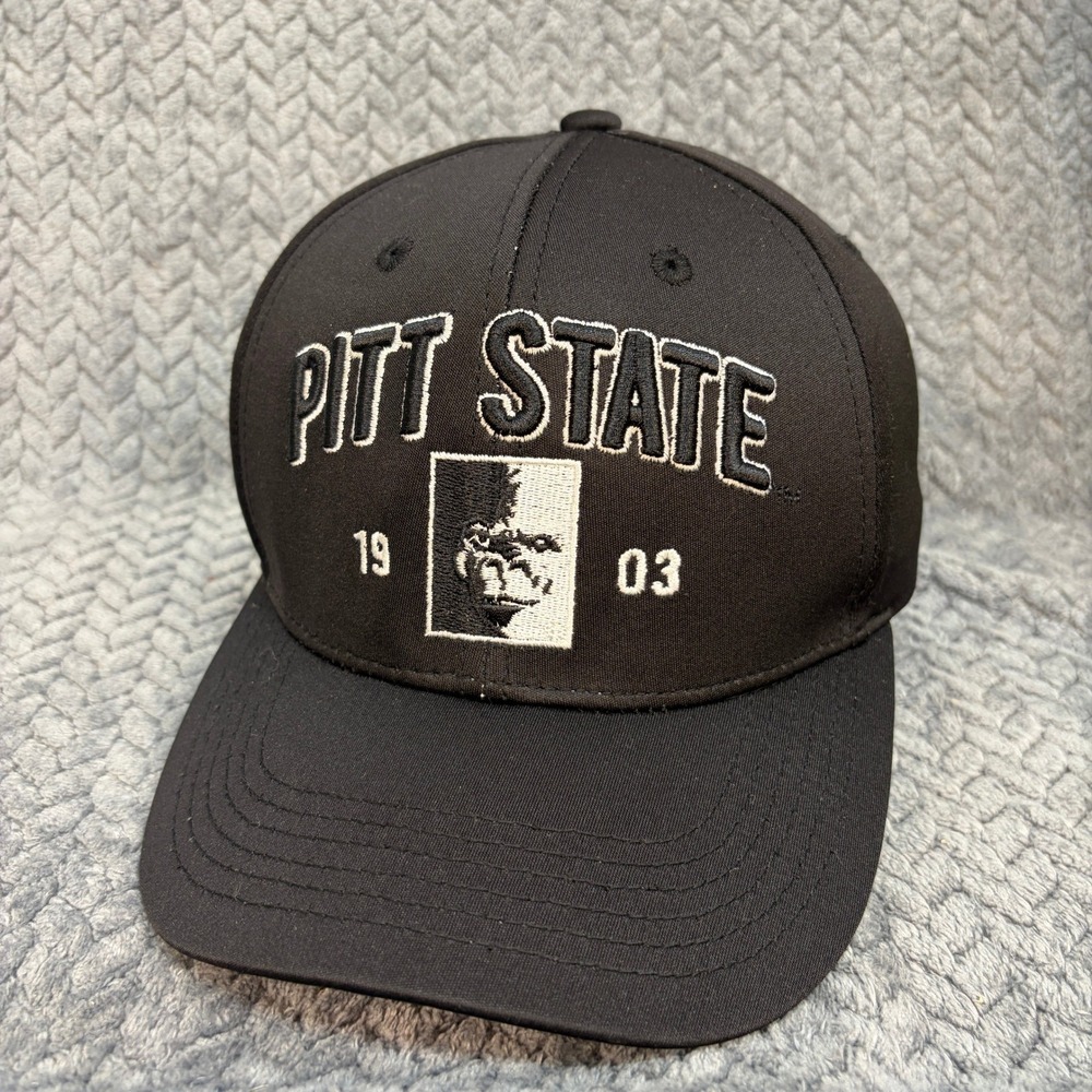 Captivating Pittsburg State University Gorillas Snapback Hat Black Pitt State
